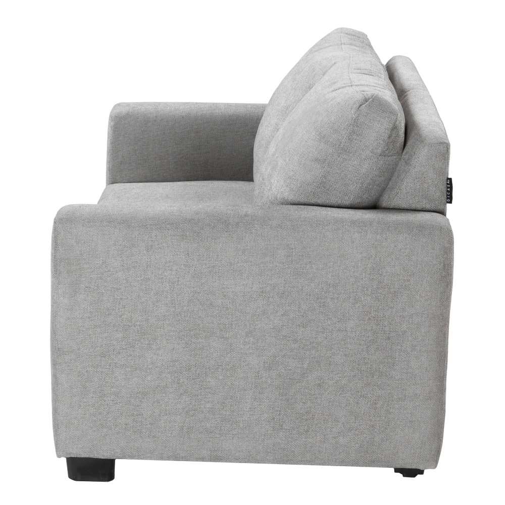 Foto 4 pulgar | Gales Love Seat Love Seat 2 Plazas Manhattan Nickel Gris