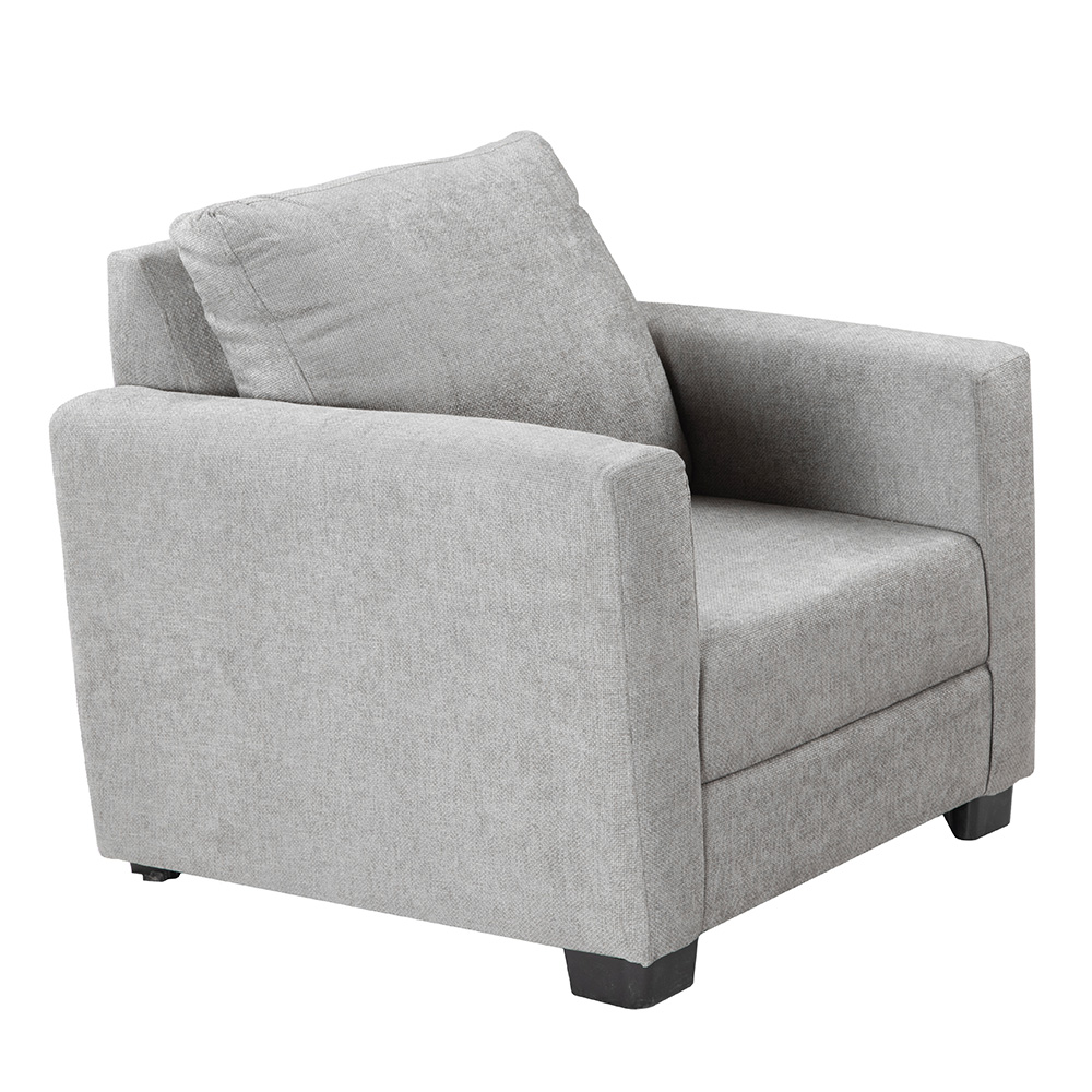 Foto 7 pulgar | Gales Sillon Sillon 1 Plaza Manhattan Nickel Gris