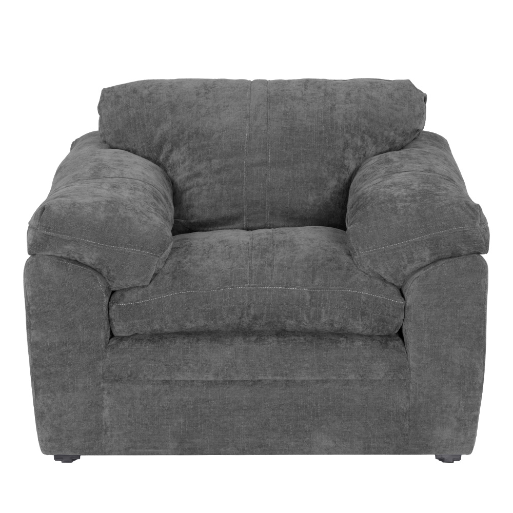 Foto 3 pulgar | Aston Sala 3-2-1 Sala 3 Piezas (sofa, Love Y Sillon) Soho Storm Gris Oscuro