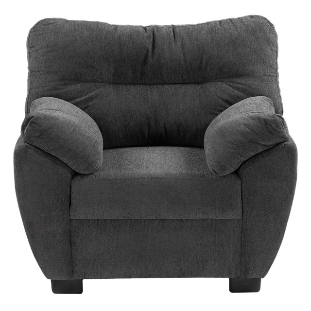 Foto 3 pulgar | Monza Sala 3-2-1 Sala 3 Piezas (sofa, Love Y Sillon) Carnaby Oil Gris Carbon