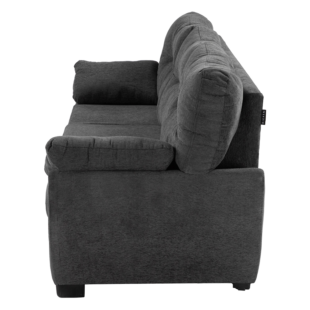 Foto 6 pulgar | Monza Sofa Sofa 3 Plazas Carnaby Oil Gris Carbon