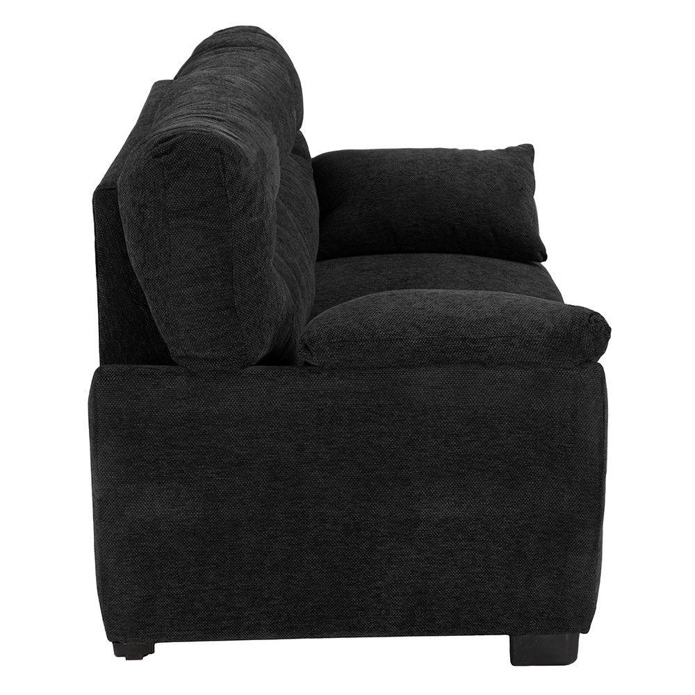 Foto 6 pulgar | Monza Love Seat Love Seat 2 Plazas Centaurus Black Negro