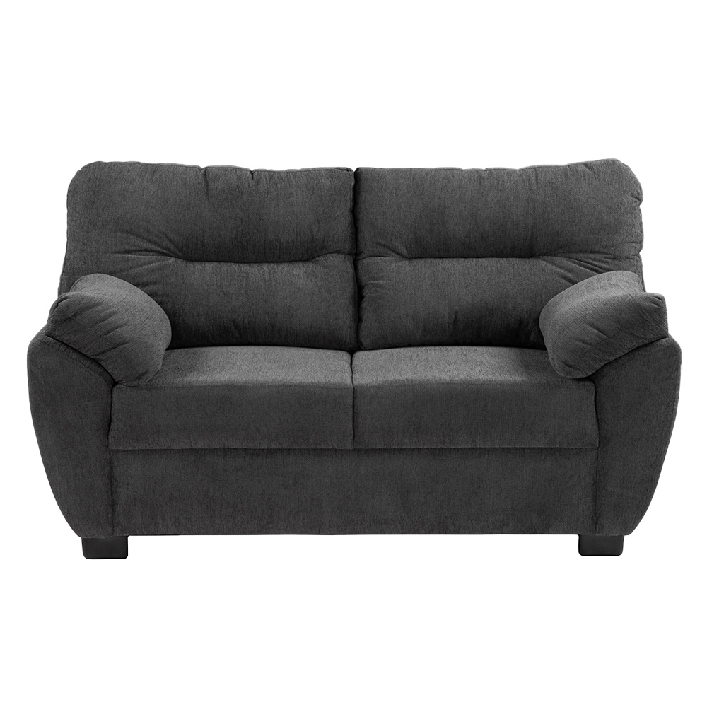 Foto 2 pulgar | Monza Love Seat Love Seat 2 Plazas Carnaby Oil Gris Carbon