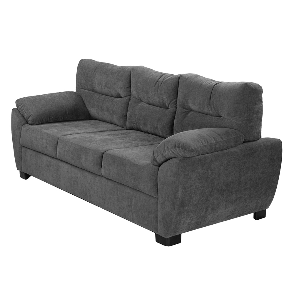 Foto 3 pulgar | Monza Sofa Sofa 3 Plazas Duke Dark Grey Gris Oscuro