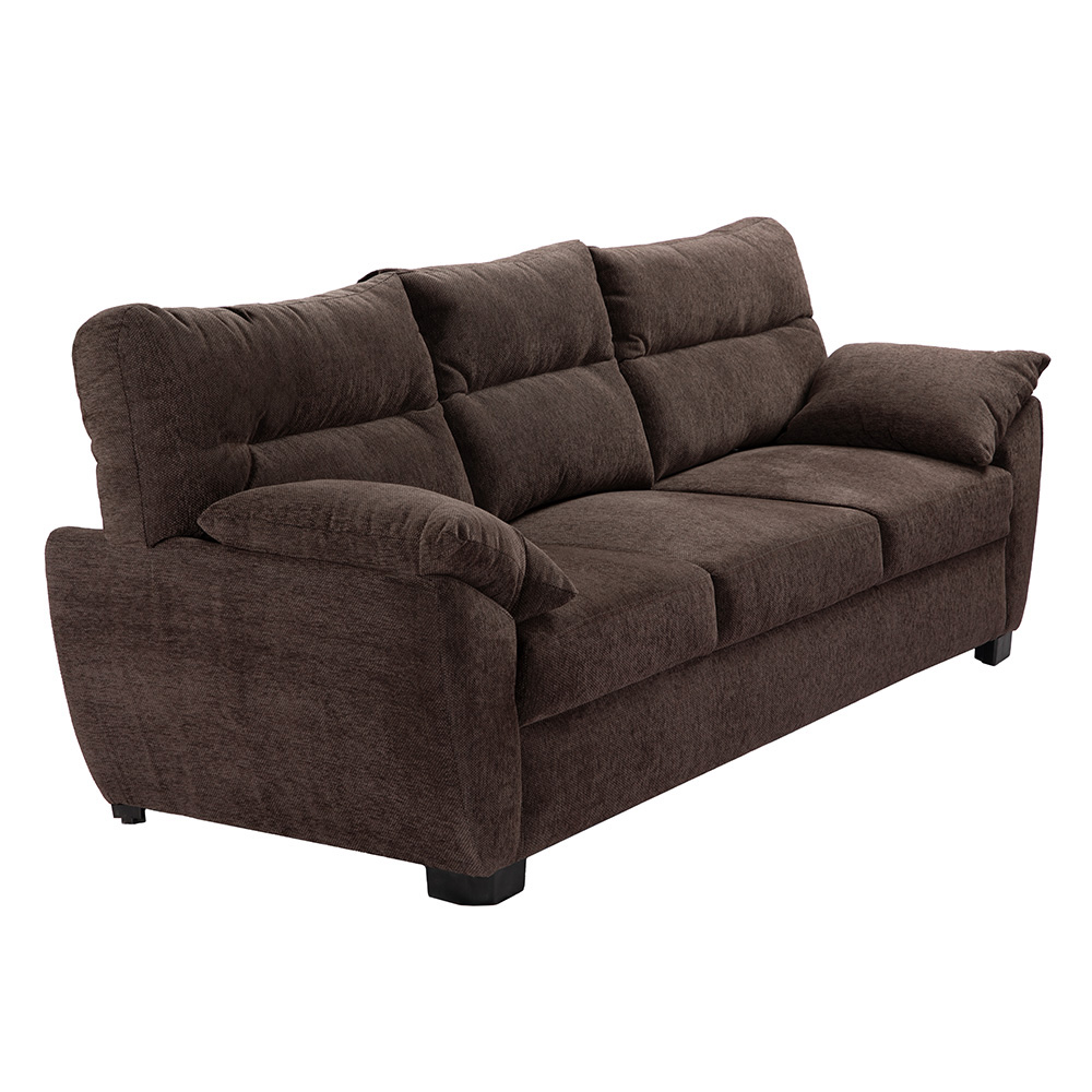 Foto 5 pulgar | Monza Sofa 3 Plazas Centaurus Espresso Chocolate Sofa