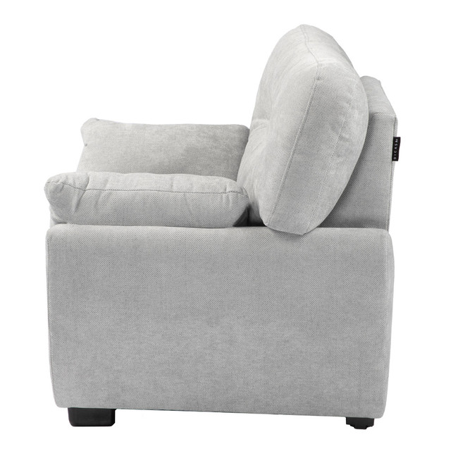 Foto 4 pulgar | Monza Sillon Sillon 1 Plaza Kelsi Dolphin Gris