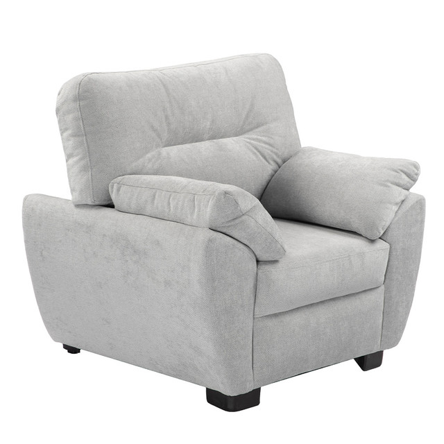Foto 7 pulgar | Monza Sillon Sillon 1 Plaza Kelsi Dolphin Gris