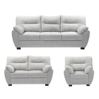 Foto 1 | Monza Sala 3-2-1 Sala 3 Piezas (sofa, Love Y Sillon) Kelsi Dolphin Gris