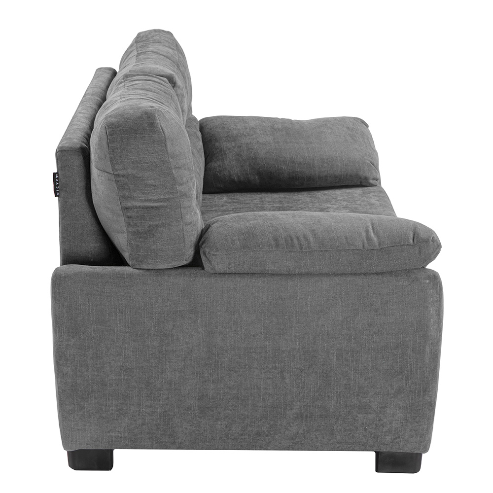 Foto 6 pulgar | Monza Love Seat Love Seat 2 Plazas Soho Storm Gris Oscuro