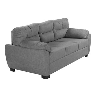 Foto 5 | Monza Sofa 3 Plazas Fulham Storm Gris