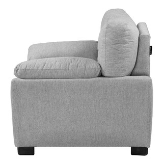 Foto 3 | Monza Sillon Sillon 1 Plaza Fulham Ash Plata
