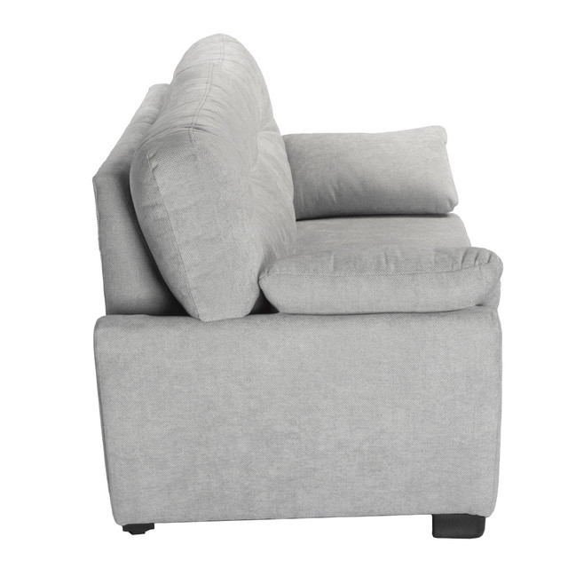 Foto 6 pulgar | Monza Love Seat Love Seat 2 Plazas Kelsi Dolphin Gris