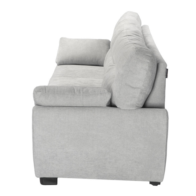 Foto 4 pulgar | Monza Sofa 3 Plazas Kelsi Dolphin Gris