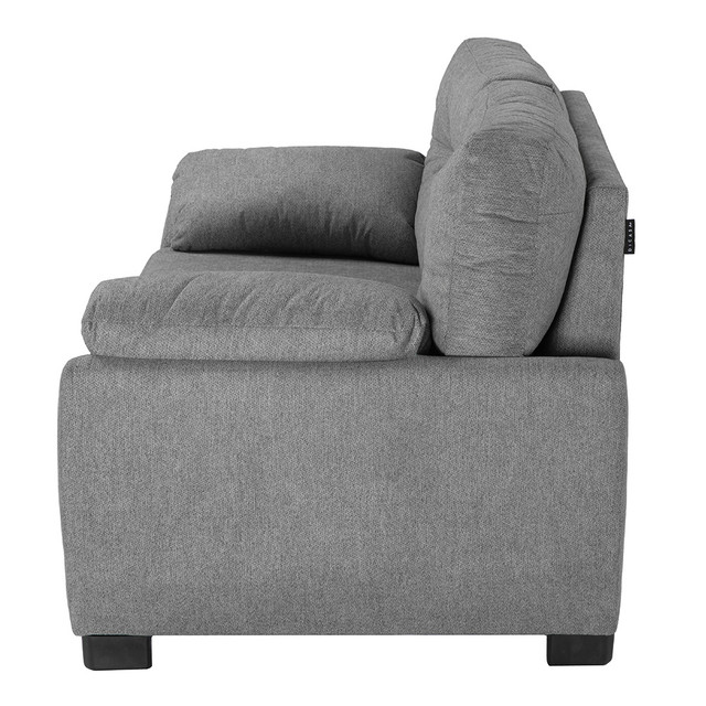 Foto 4 pulgar | Monza Love Seat Love Seat 2 Plazas Fulham Storm Gris