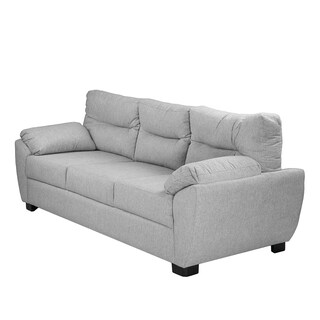 Foto 2 | Monza Sofa 3 Plazas Fulham Ash Plata