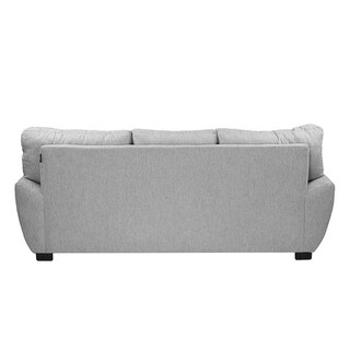 Foto 4 | Monza Sofa 3 Plazas Fulham Ash Plata