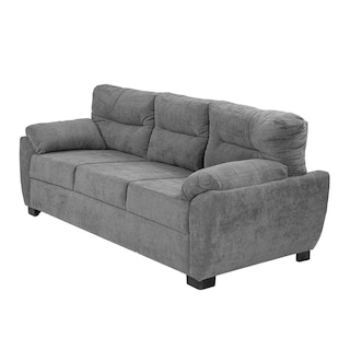 Foto 4 | Monza Sofa 3 Plazas Soho Storm Gris Oscuro