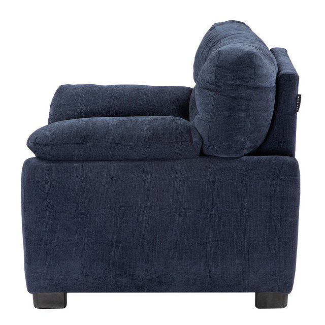Foto 4 pulgar | Monza Sillon Sillon 1 Plaza Soho Marine Azul
