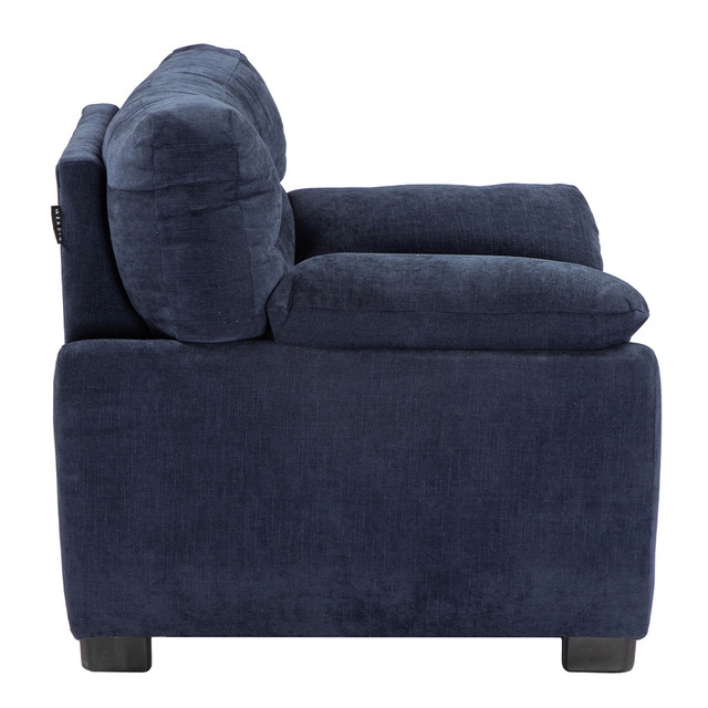 Foto 6 pulgar | Monza Sillon Sillon 1 Plaza Soho Marine Azul