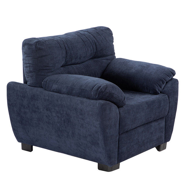 Foto 7 pulgar | Monza Sillon Sillon 1 Plaza Soho Marine Azul