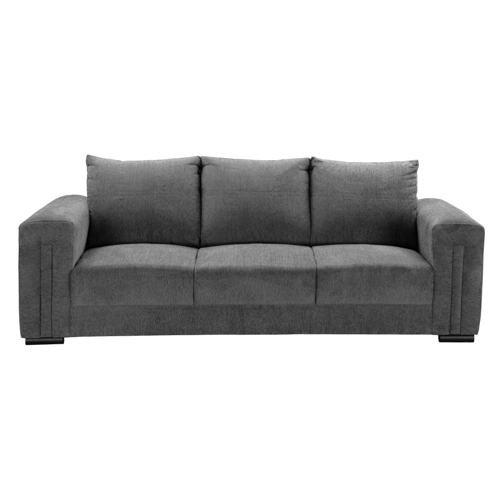 Foto 4 | Taos Sala 3-2-1 Sala 3 Piezas (sofa, Love Y Sillon) Centaurus Oxford Gris Carbon