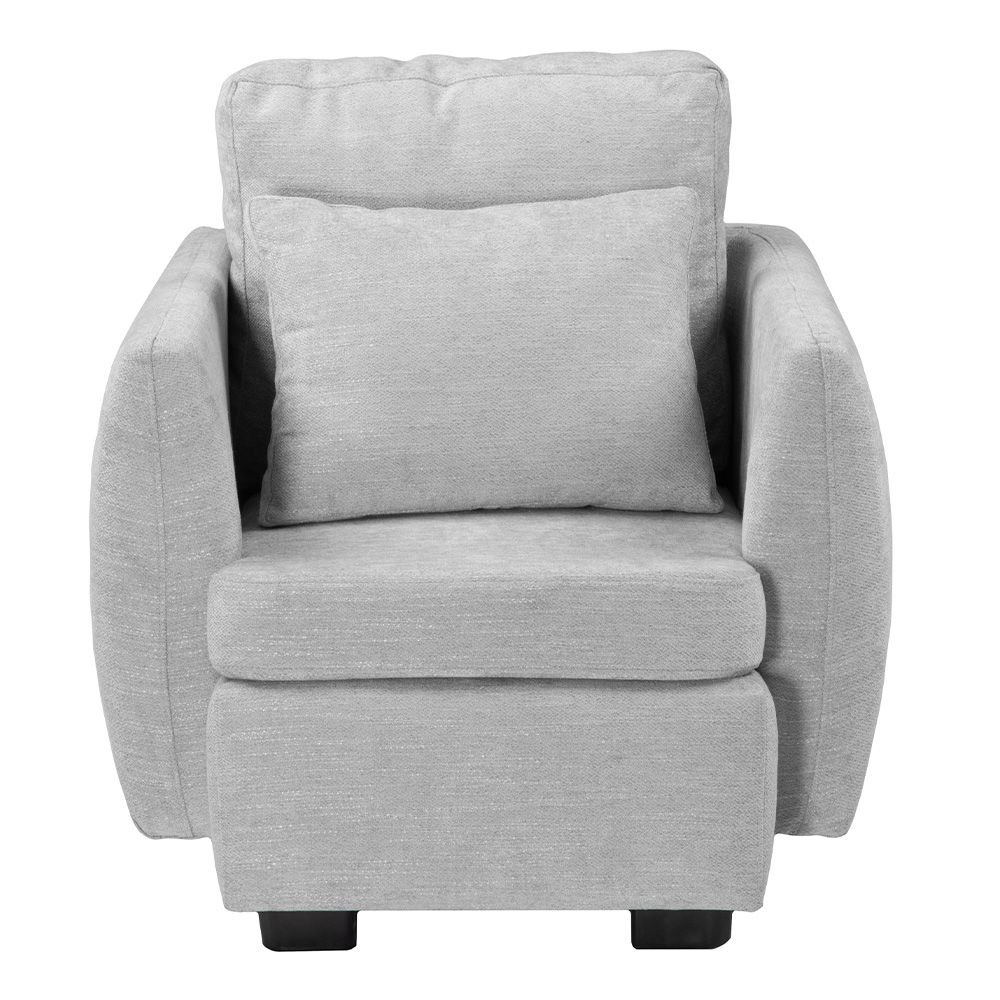 Foto 2 | Kuma Sala 3-2-1 Sala 3 Piezas (sofa, Love Y Sillon) Bond Ash Plata