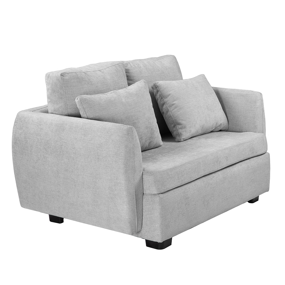 Foto 3 pulgar | Kuma Love Seat Love Seat 2 Plazas Bond Ash Plata