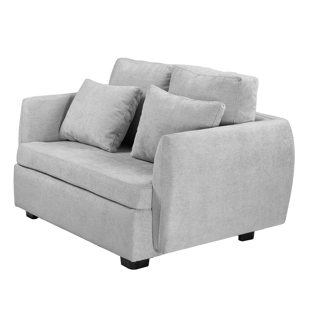 Foto 4 pulgar | Kuma Love Seat Love Seat 2 Plazas Bond Ash Plata