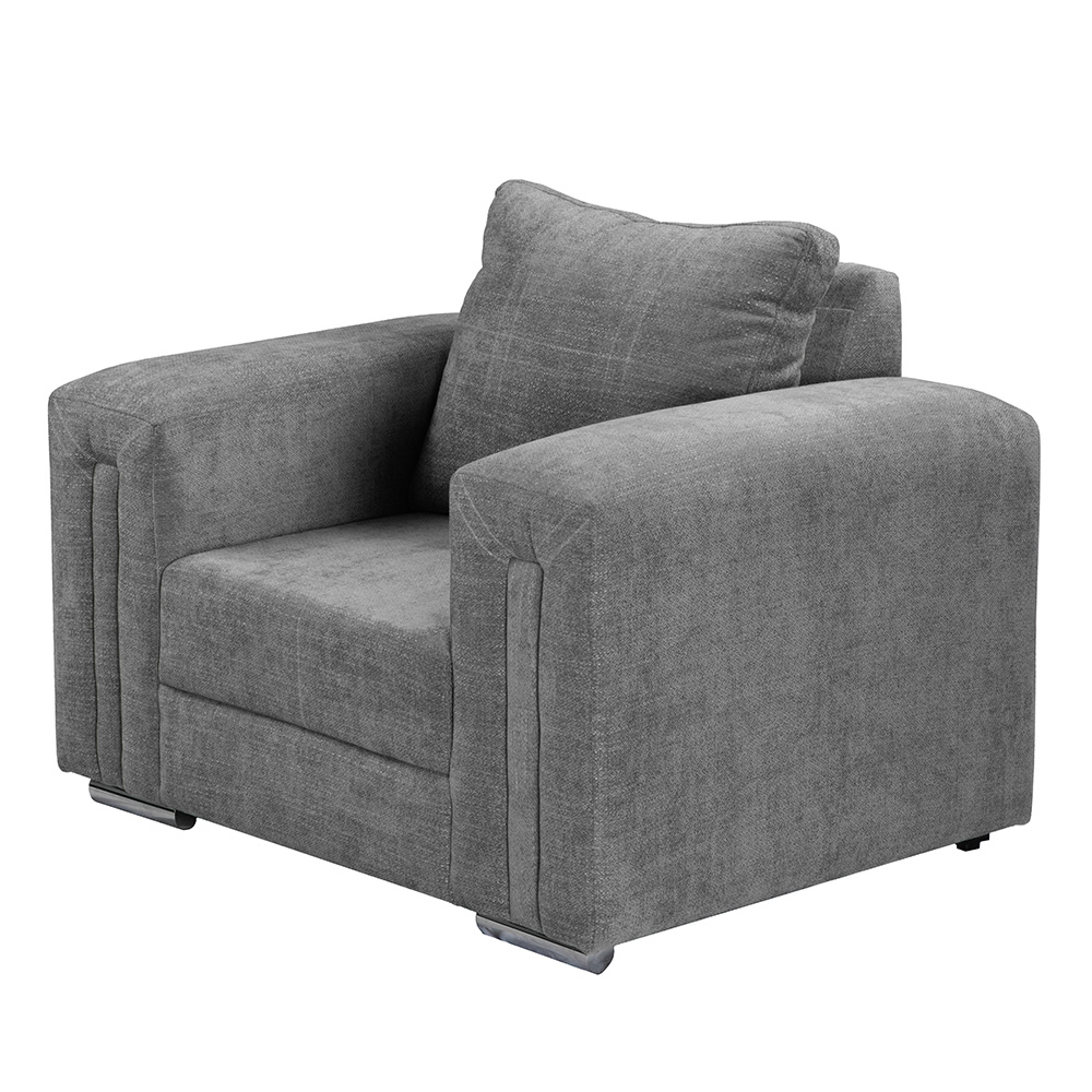Foto 3 pulgar | Sillón Taos 1 Plaza Bond Storm Gris Oscuro