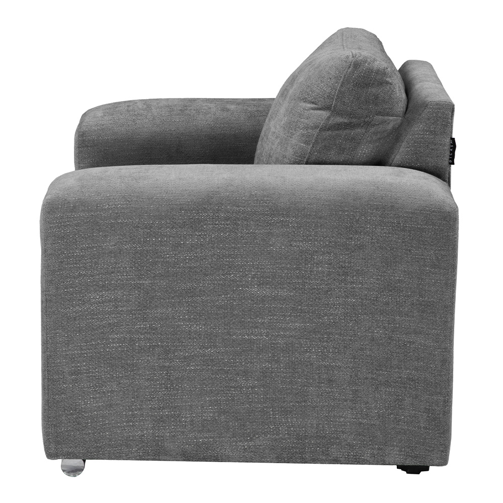 Foto 4 pulgar | Sillón Taos 1 Plaza Bond Storm Gris Oscuro