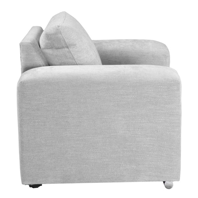 Foto 4 pulgar | Sillón Taos 1 Plaza Bond Ash Plateado