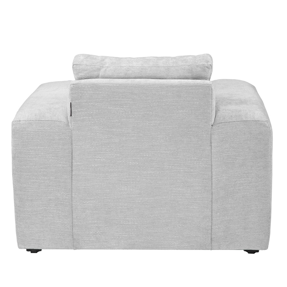 Foto 5 pulgar | Sillón Taos 1 Plaza Bond Ash Plateado