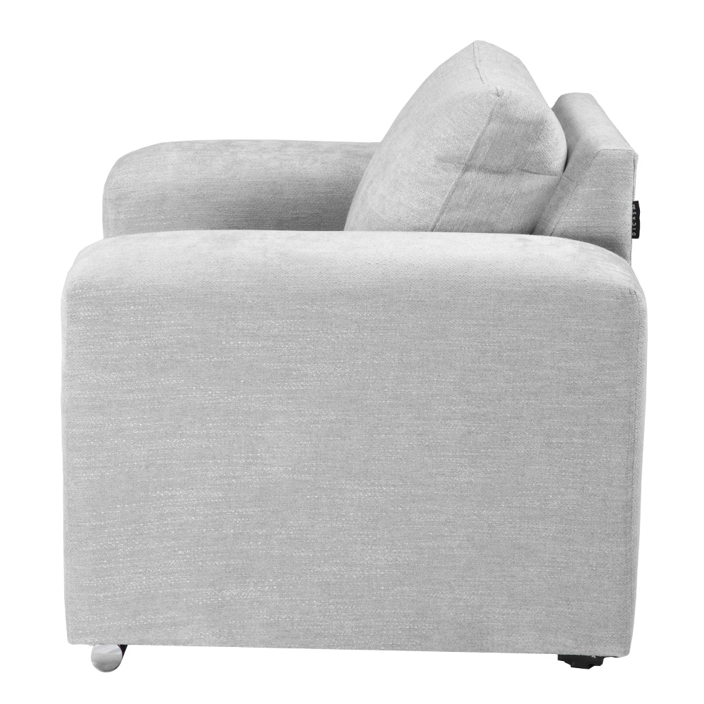 Foto 6 pulgar | Sillón Taos 1 Plaza Bond Ash Plateado