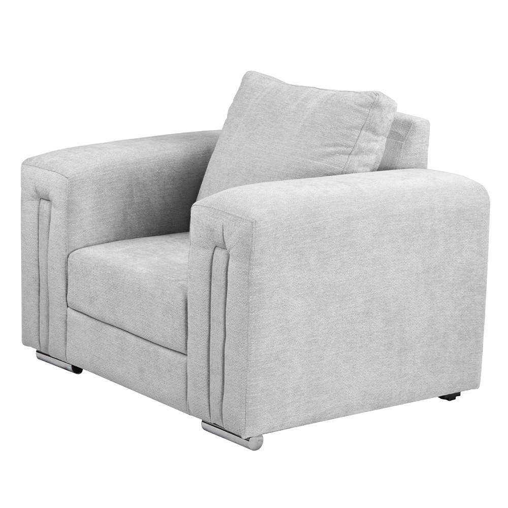 Foto 7 pulgar | Sillón Taos 1 Plaza Bond Ash Plateado
