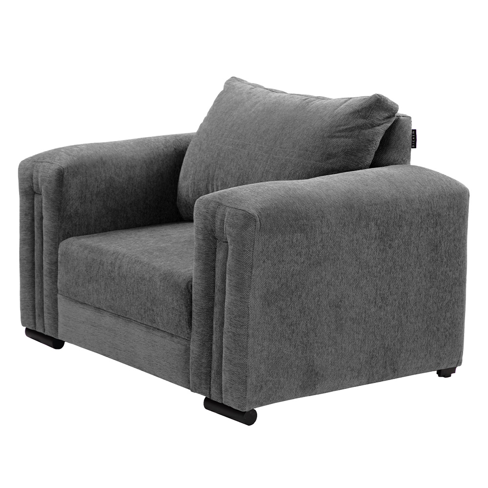 Foto 3 pulgar | Sillón Taos 1 Plaza Centaurus Oxford Gris Carbón