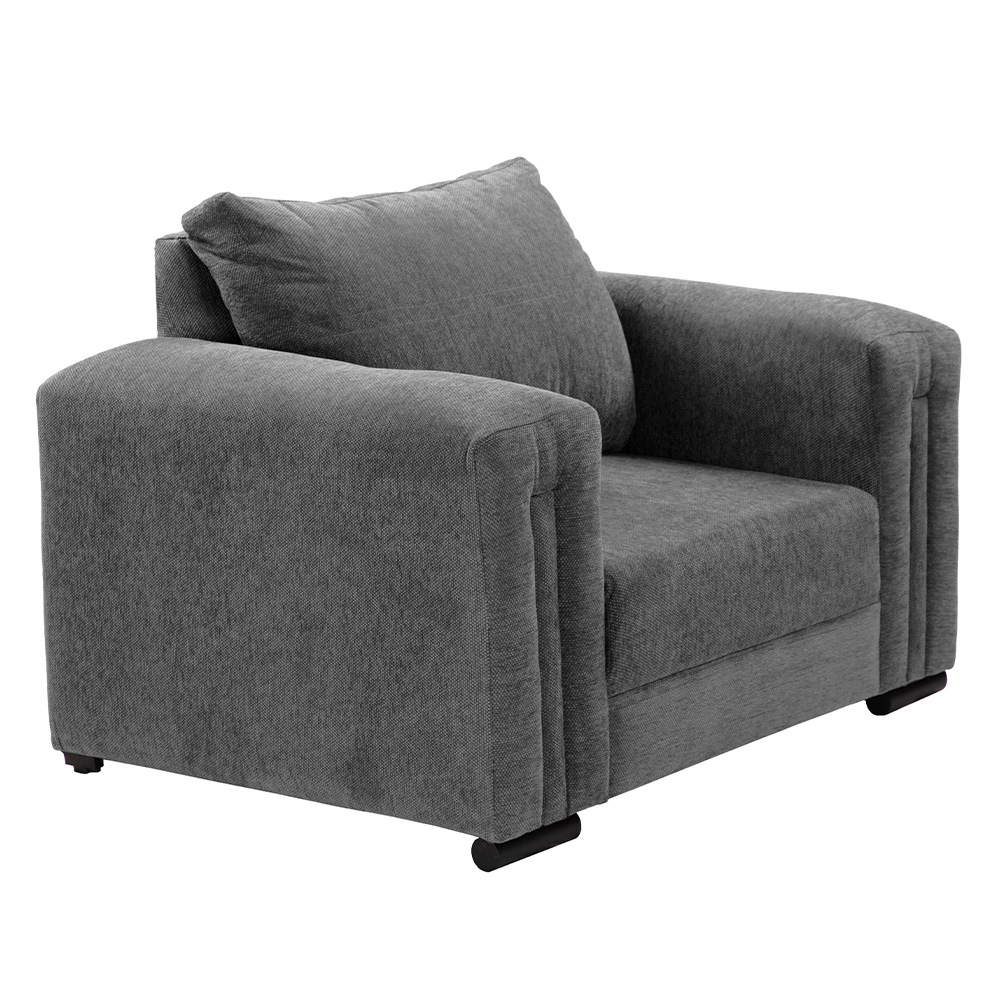 Foto 5 pulgar | Sillón Taos 1 Plaza Centaurus Oxford Gris Carbón