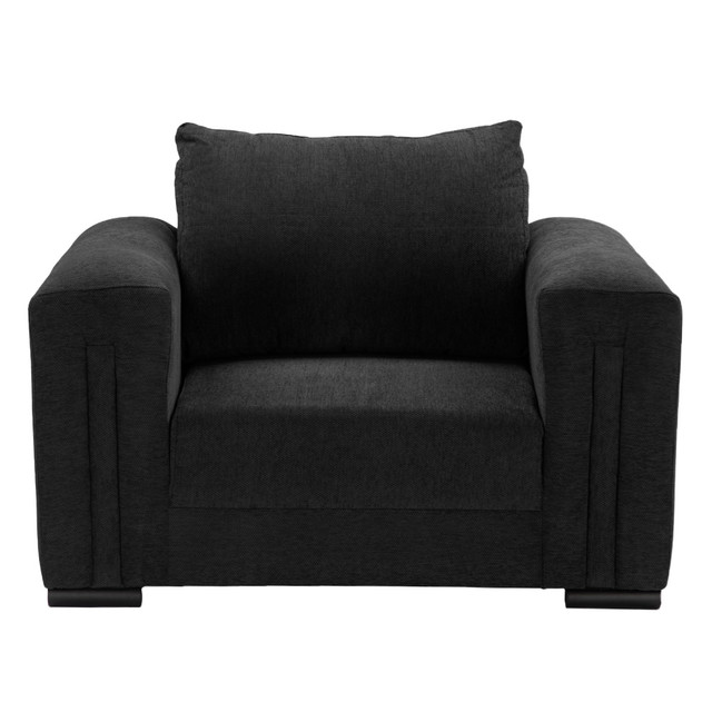 Sillón Taos Negro 1 Plaza Centaurus Black