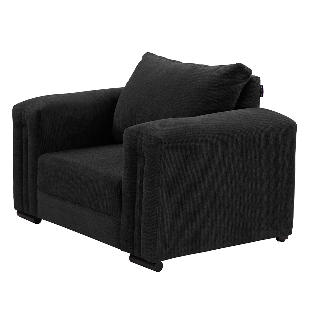 Foto 3 pulgar | Sillón Taos Negro 1 Plaza Centaurus Black
