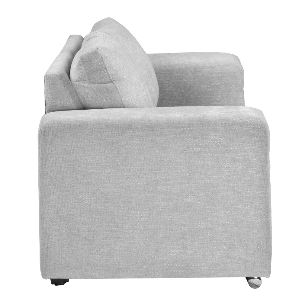 Foto 4 pulgar | Taos Love Seat 2 Plazas Bond Ash Plata