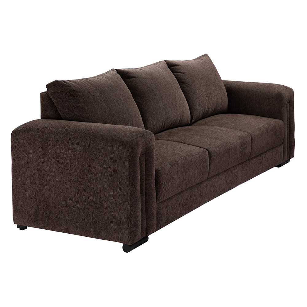 Foto 3 pulgar | Taos Sofa 3 Plazas Centaurus Espresso Chocolate
