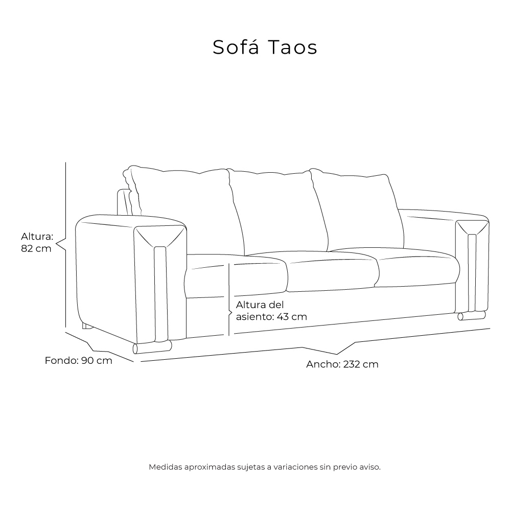 Foto 9 pulgar | Taos Sofa 3 Plazas Centaurus Espresso Chocolate
