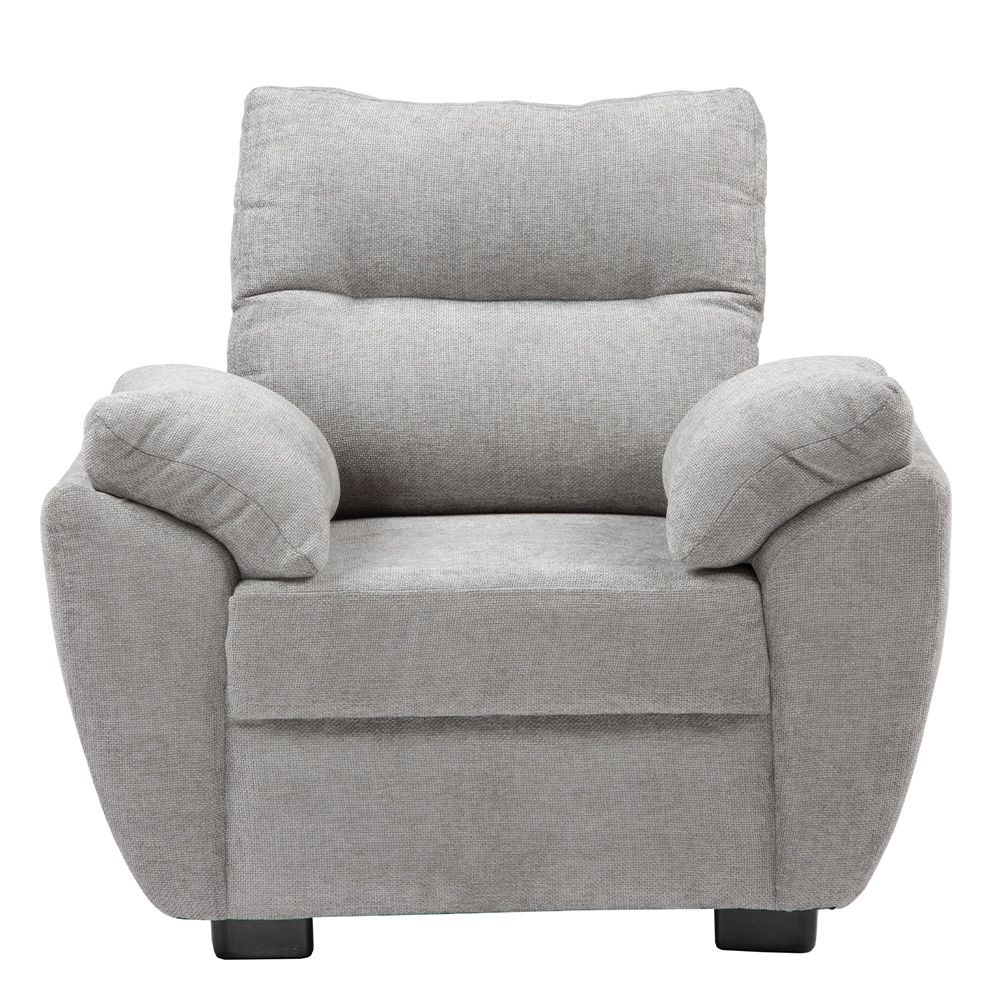 Venecia Sillon Sillon 1 Plaza Manhattan Nickel Gris