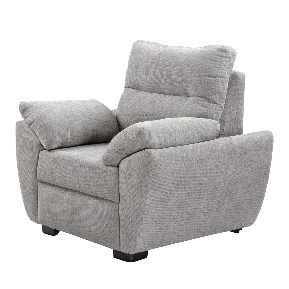 Foto 3 pulgar | Venecia Sillon Sillon 1 Plaza Manhattan Nickel Gris