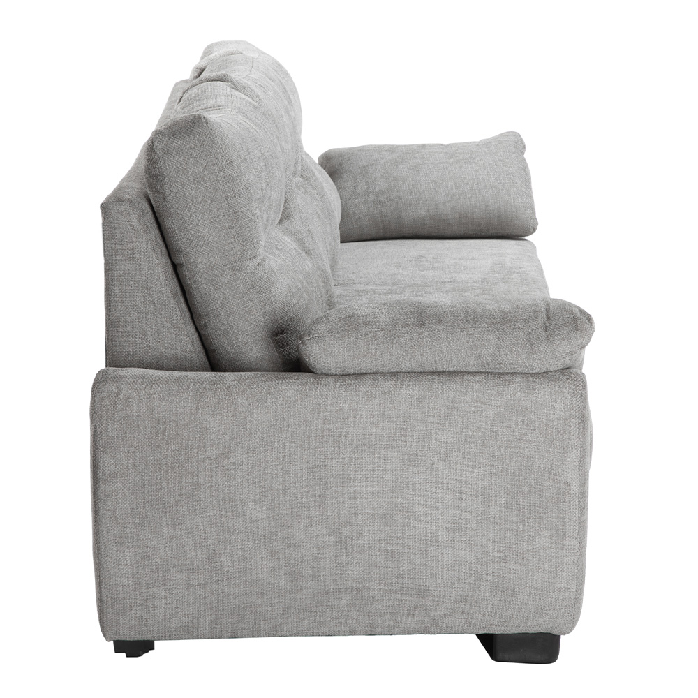 Foto 6 | Venecia Sofa Sofa 3 Plazas Manhattan Nickel Gris