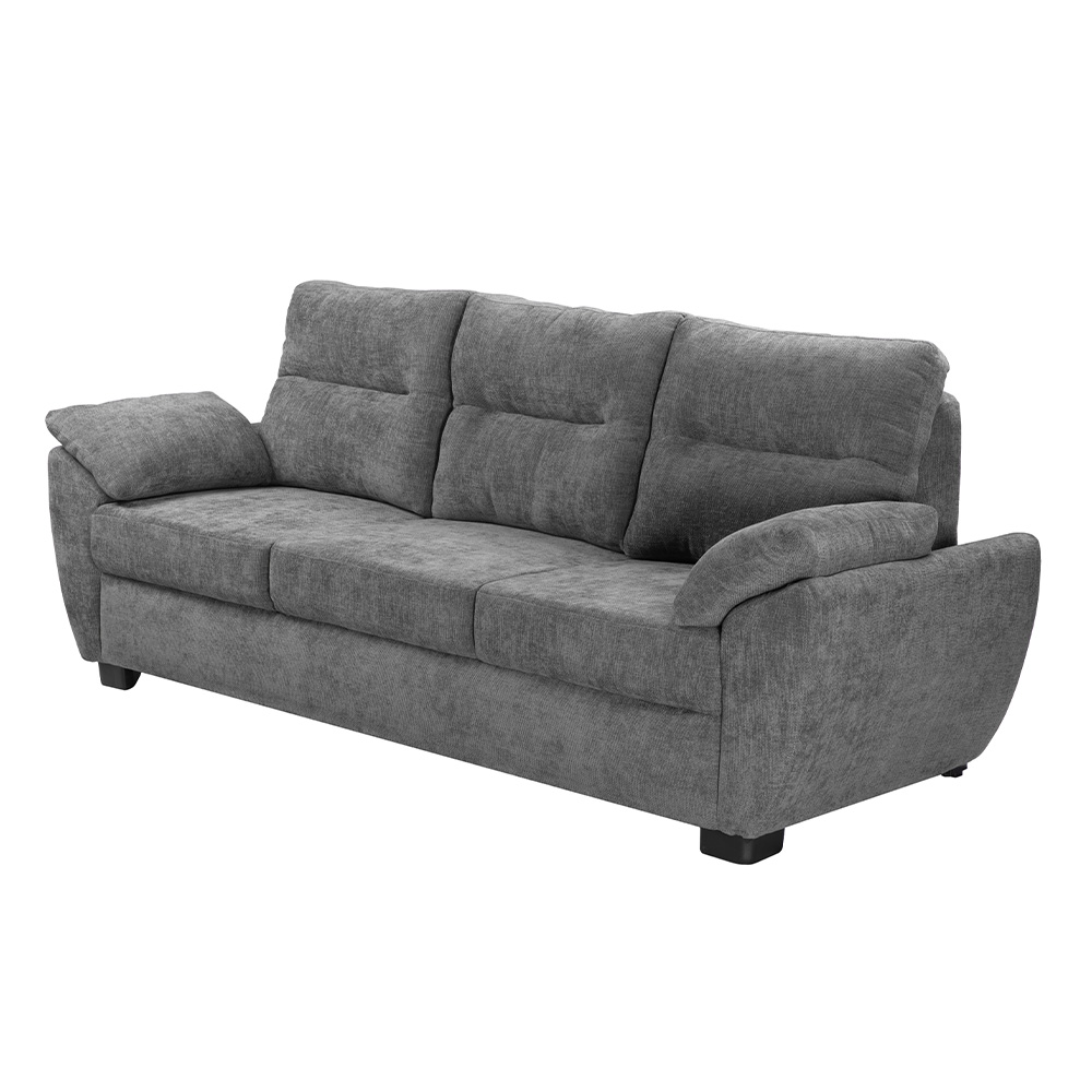 Foto 3 pulgar | Venecia Sofa Sofa 3 Plazas Manhattan Shadow Gris Oscuro