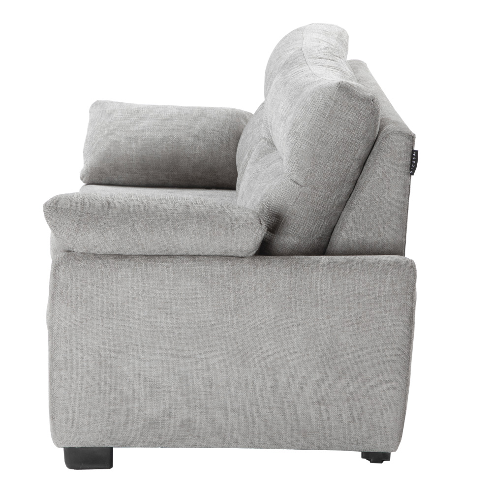 Foto 4 pulgar | Venecia Love Seat Love Seat 2 Plazas Manhattan Nickel Gris