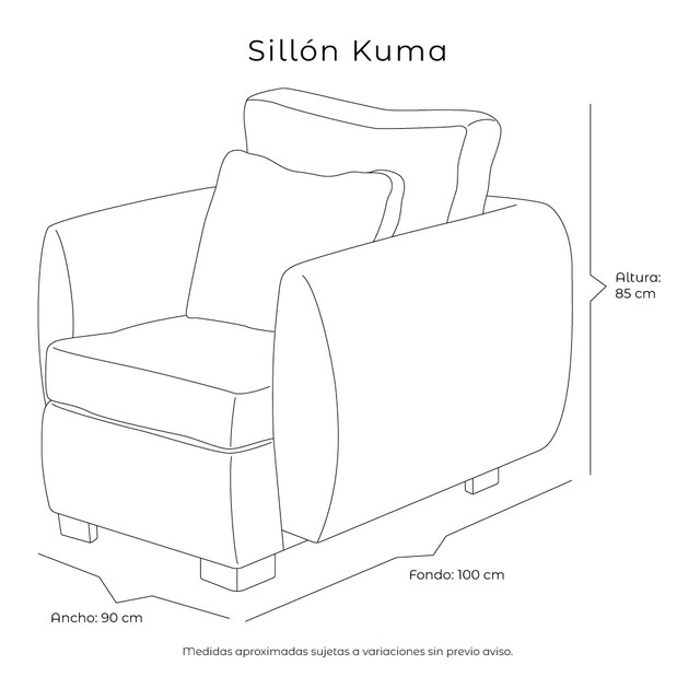 Foto 8 | Kuma Sillon 1 Plaza Bond Ash Plata