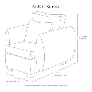 Foto 8 | Kuma Sillon 1 Plaza Bond Ash Plata