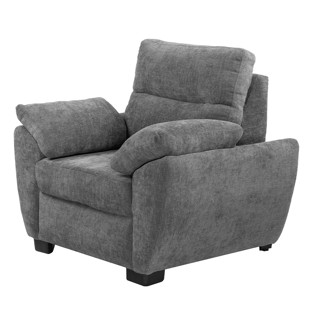 Foto 3 pulgar | Venecia Sillon Sillon 1 Plaza Manhattan Shadow Gris Oscuro