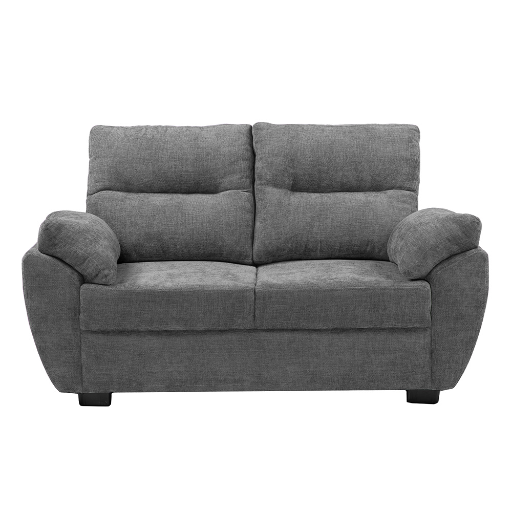 Foto 1 | Venecia Love Seat Love Seat 2 Plazas Manhattan Shadow Gris Oscuro